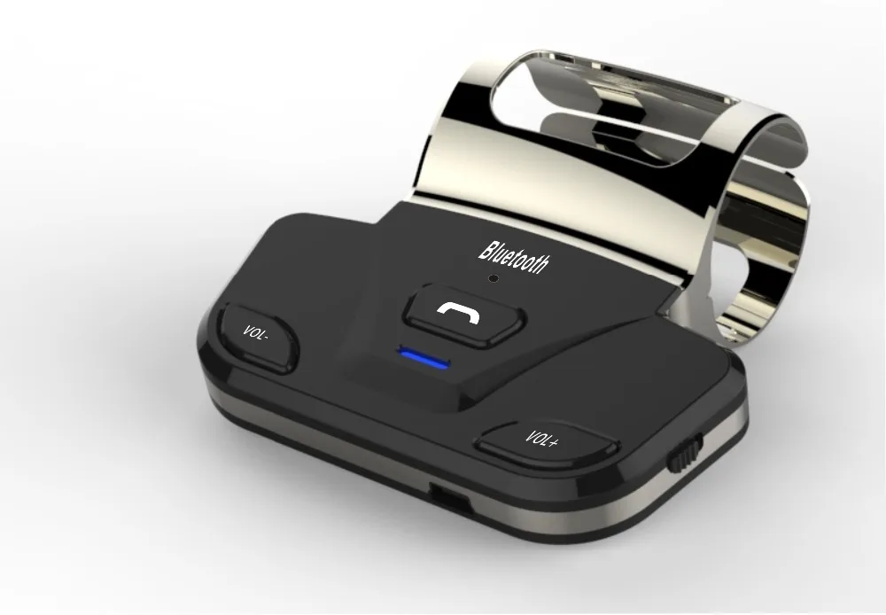HandsFree рулевое колесо Bluetooth автомобильные комплекты handsfree kit фиксация на рулевом колесе Поддержка автомобиля Bluetooth связь