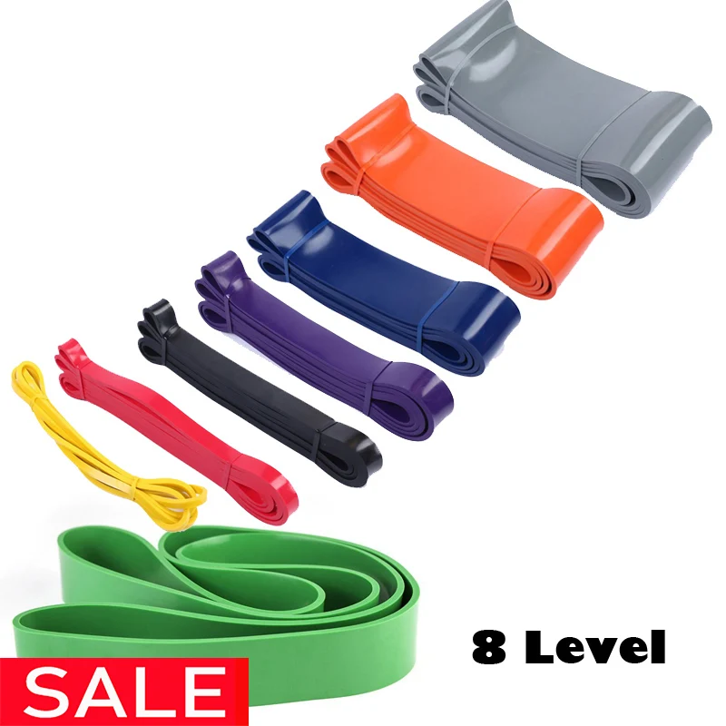 

41" Resistance Bands Loop Natural Latex Expander Power Fitness Pull Up Strengthen Muscles Band 208cm