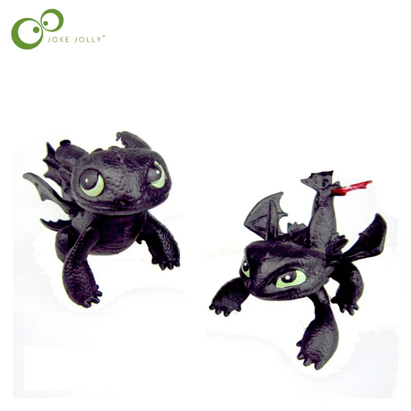 

1 pc Dragon Master 2 How To Train Your Dragon Action Figures Night Fury Toothless figurines kids toys toothless dragon toys WYQ