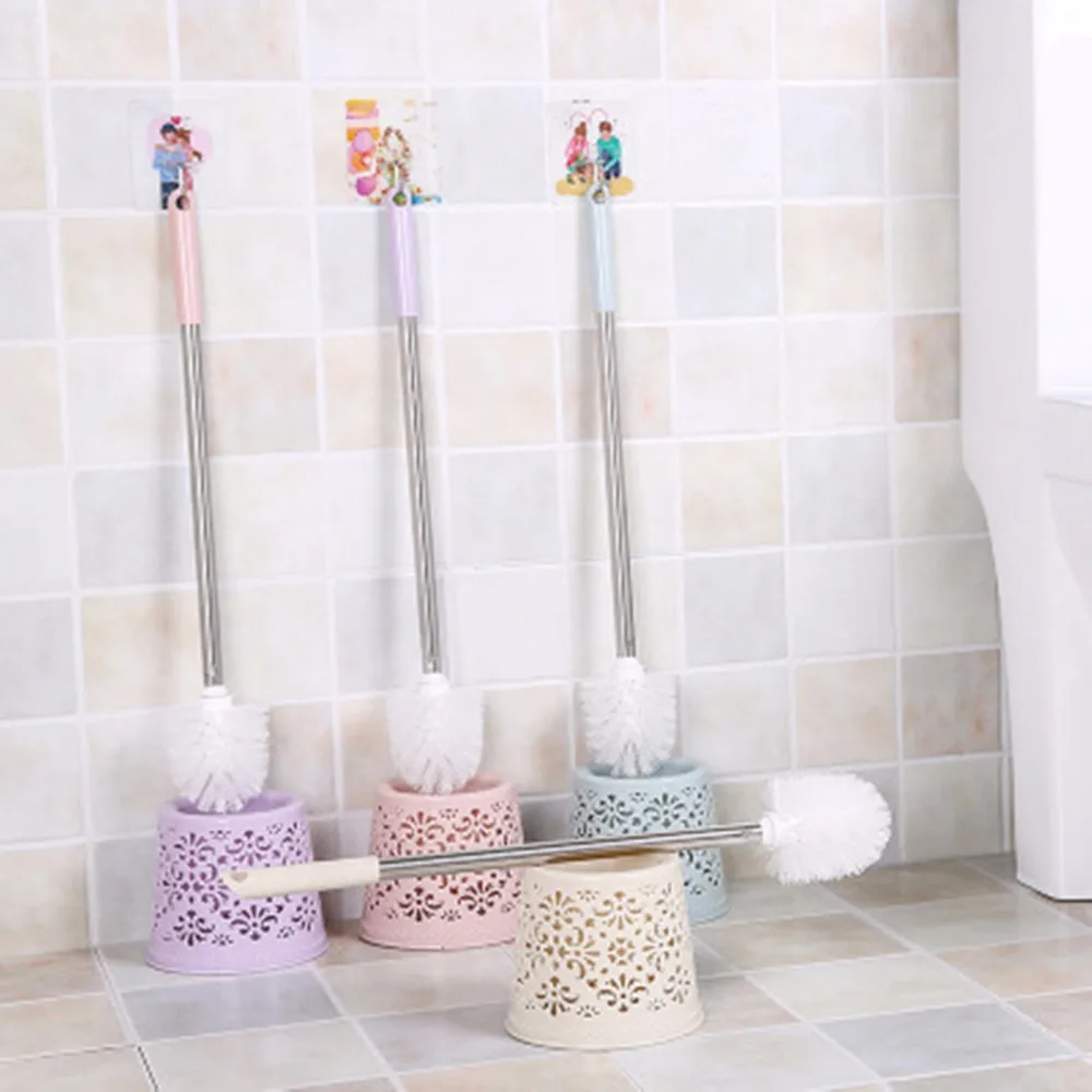 

Hot Selling Toilet Brush Practical Hand Cleaning Brush Stainless Steel WC Bathroom Toilet Brush Bathroom Accessories Set