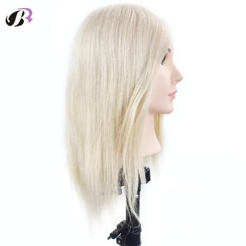 New Arrival Blonde 16inch Training Head With 100% Natural Human Hair Hairstyles Dummy Mannequin Head Hairdressing Manikin Dolls New Arrival Blonde 16inch Training Head With 100% Natural Human Hair Hairstyles Dummy Mannequin Head Hairdressing Manikin Dolls