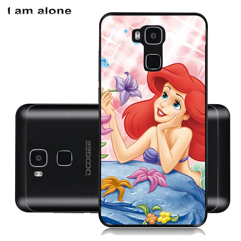 أنا وحدها الحالات الهاتف ل Doogee Y6 5.5 بوصة لينة TPU أكياس المحمول الهاتف المحمول منقوشة الأزياء ل Doogee Y6 شحن مجاني