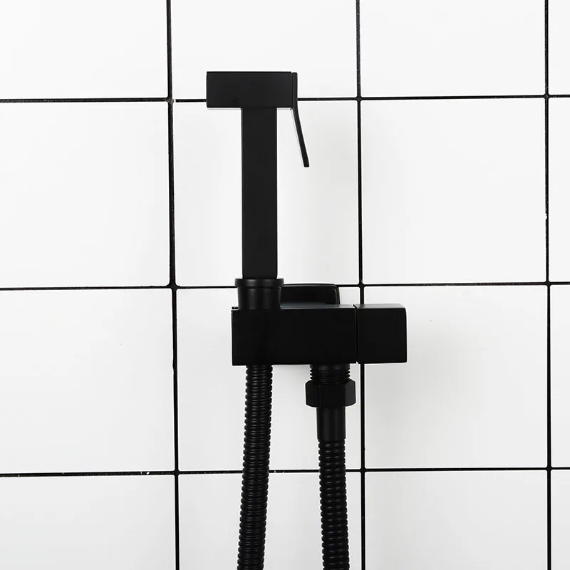 Preise Matte Schwarz Bad Bidet Wasserhahn Messing Bad Bidet Sprayer