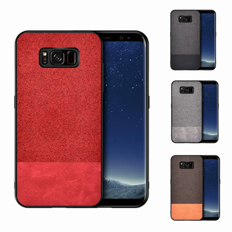 Для samsung Galaxy s9 s8 s10 Plus s7 edge s10e чехол из ткани ультратонкий ударопрочный деловой для
