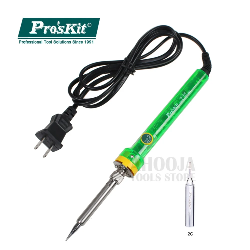 Электрический паяльник Pro'skit паяльная станция с регулируемой температурой и