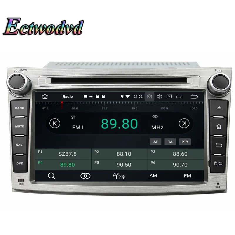 Top Ectwodvd Octa Core 4G RAM 64G ROM Android 9.0 Car Multimedia DVD Player GPS HeadUnit For Subaru Legacy/outback 2009 2010-2012 6