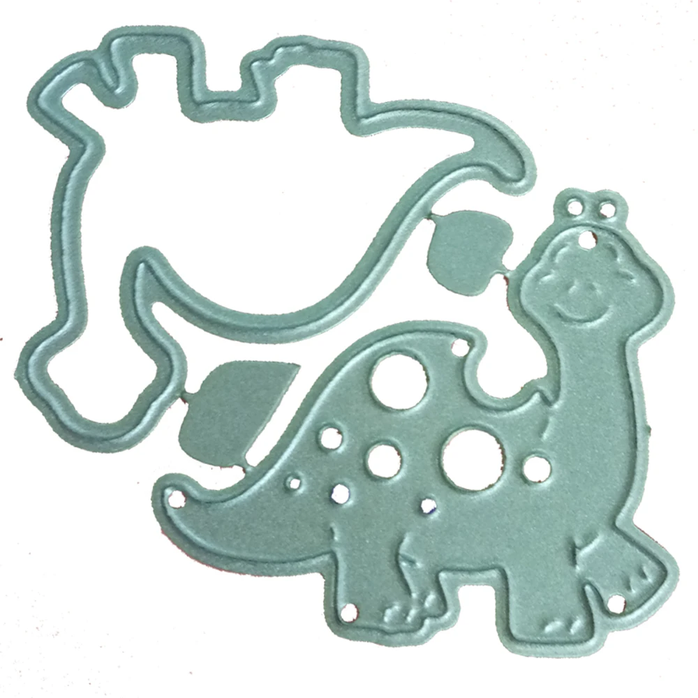 

McDies Cute Dinosaur Metal Cutting Dies Craft Dies Scrapbooking New 2018 Dies Cut Stamps Embossing Stencils Paper Cards Making