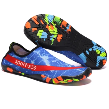 

New Listing 2019 Men Water Shoes Seaside Walking Swimming Cool Men Aqua Shoes Indoor Yoga Couple Footwear Light Weight Sneakers