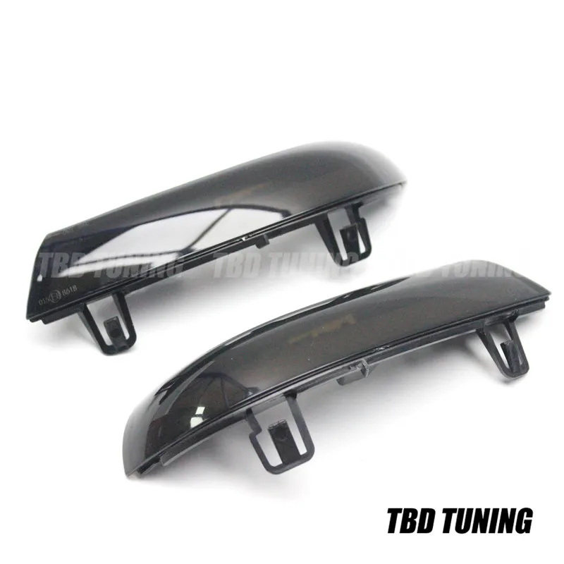 

For VW Volkswagen Golf 5 Mk5 EOS SHARAN Passat Jetta Dynamic Blinker Turn Signal Led Carbon Fiber Rear View Mirror Cover