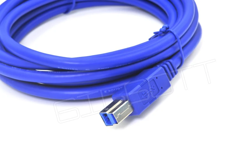 3 м Супер Скоростной USB 3,0 тип A штекер B Мужской кабель для синхронизации данных 5 Гбит/с AM/BM