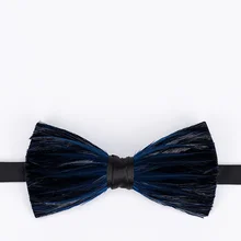 Мужской галстук-бабочка, женские Природные Перья, галстук-бабочка, винтажный галстук Kravat Gravata, цветной галстук с острым носком