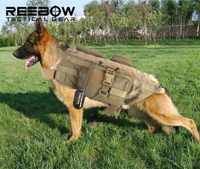 Army Dog Tactical Vests Outdoor Military Dog Clothes Load Bearing