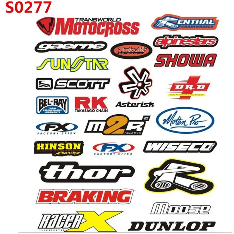 Наклейка на мотоцикл, велосипед, шлем для мотокросса, светоотражающая, для гонок 93, наклейка на багаж для Yamaha, Honda, KTM, Suzuki, Benelli, BMW, Kawasaki - Цвет: S0277