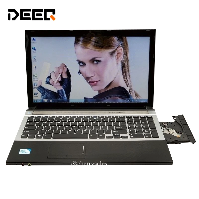 8G + 1 ТБ 15 6 дюймовый четырехъядерный ноутбук с Windows 7/8. DVD ROM для школы офиса или