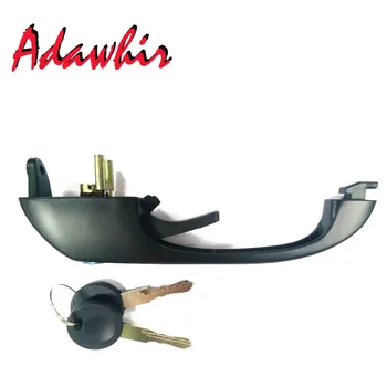 

FOR VW TRANSPORTER T3 79-92 OUTER LEFT RIGHT FRONT DOOR HANDLE W/ KEYS 251837205