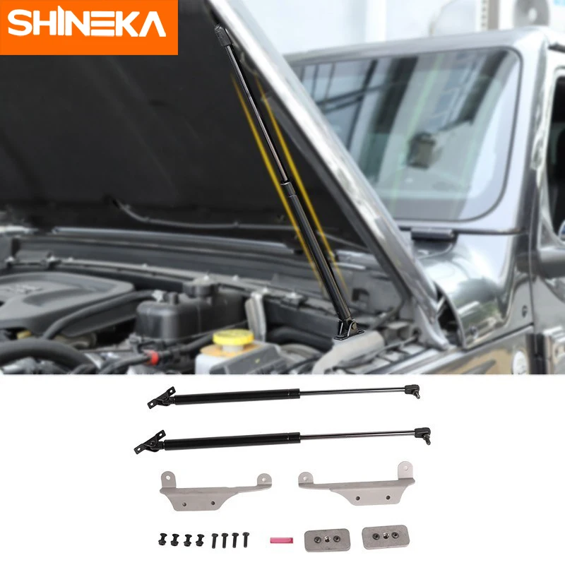 SHINEKA стойки для Jeep Wrangler JL 2019 передняя крышка капота двигателя гидравлическая