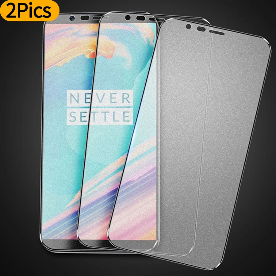 2pics Anti Glare Fingerprints Waterproof Matte Frosted For OnePlus 6 5