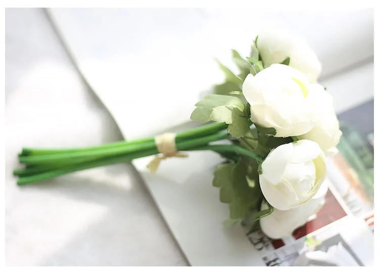 wedding bouquet bridal artificial flowers  (7)