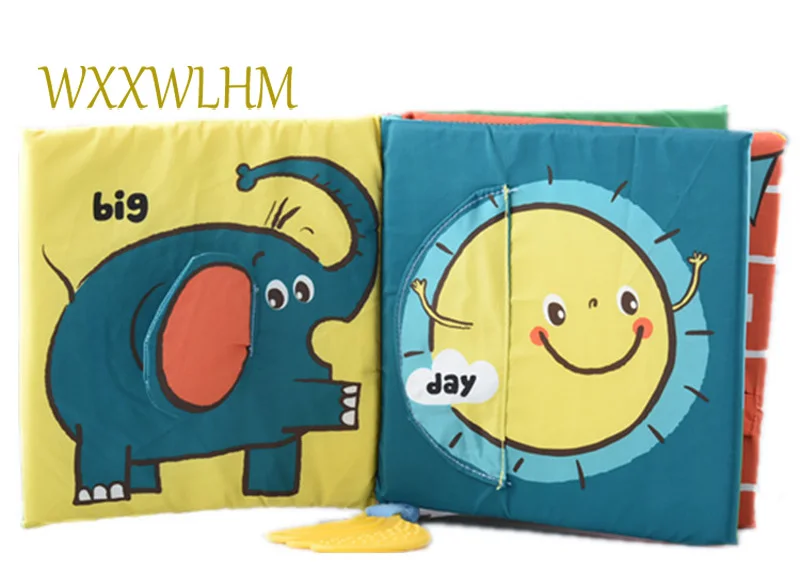 Soft elephant book three-dimensional puzzle early education tooth tape baby cloth books for children stuffed plush baby book Soft elephant book three-dimensional puzzle early education tooth tape baby cloth books for children stuffed plush baby book