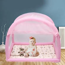 baby bed mosquito net Tent camping indoor outdoor yurt infant children child crib tent bed baby mosquito net stand canopy child mosquito net cover baby bed foldable support tent canopy for kid crib infant adjustable lovely encryption mosquito netting