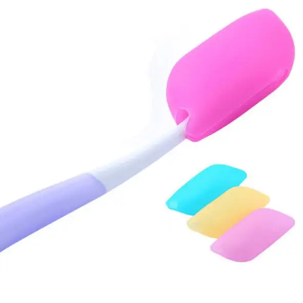Travel Camping Protect Toothbrush Head Cleaner Cover Case Box Holder Protect Hike Brush Cleaner Brush 6