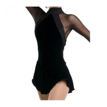 Платья для фигурного катания на коньках из спандекса на заказ, модные новые Брендовые платья для соревнований по фигурному катанию DR3412