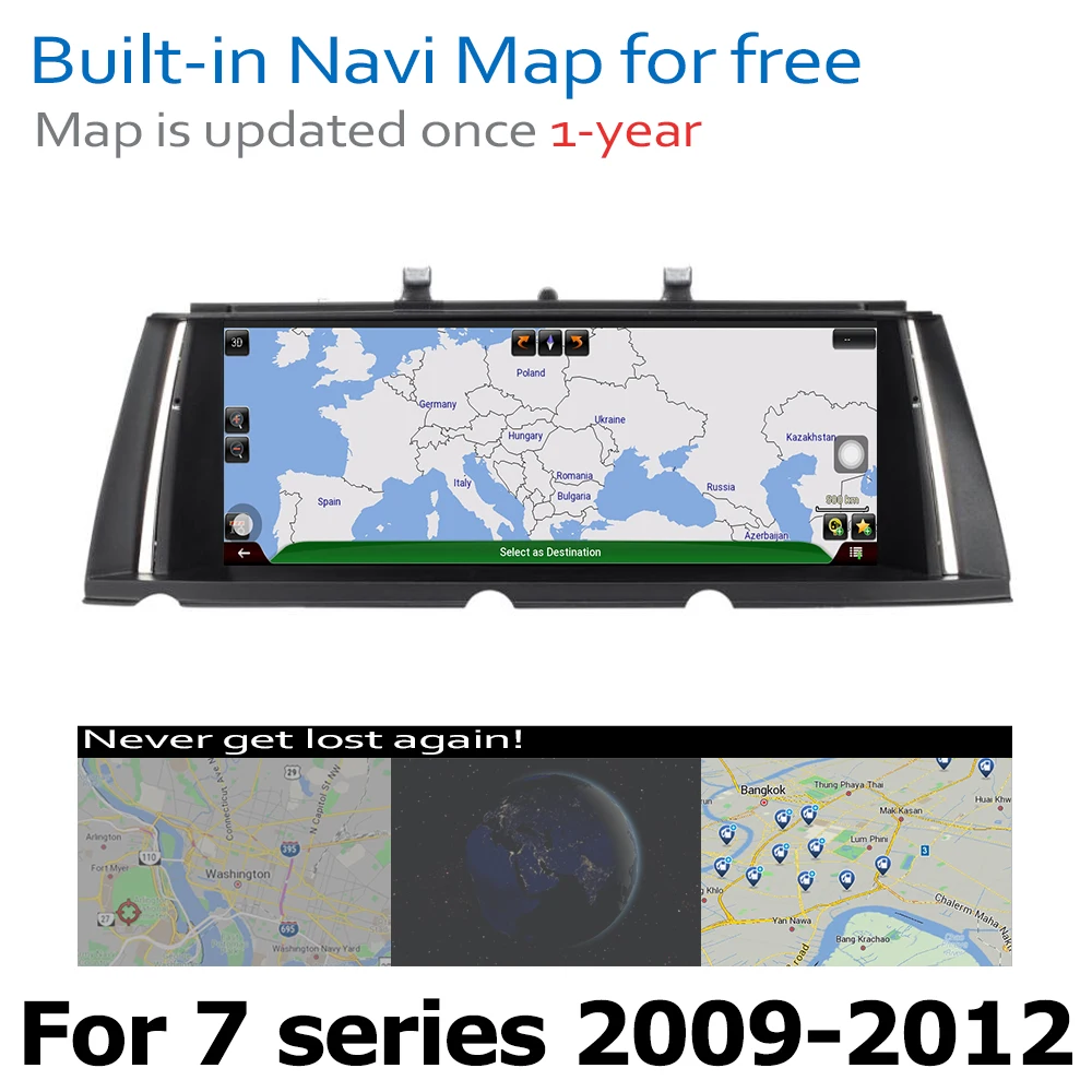 Cheap Car DVD Player For BMW 7 Series F01 F02 2009~2012 original NBT System Android 8.0 up Autoradio GPS Navigation 4