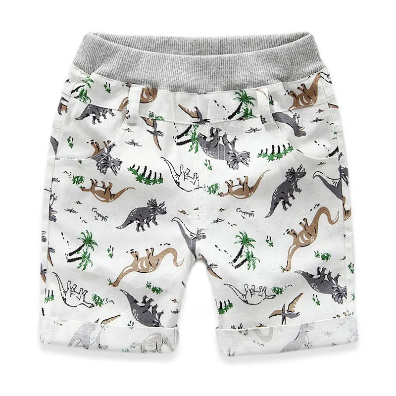 

Children Boys Summer Casual Shorts Wear Dinosaur Pattern Loose Bottom Shorts Pants For Baby Boy