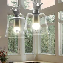 Утка подвесной светильник Лофт Кулон лампы для мотоциклов американский кантри стиль освещение Антуан Laverdiere