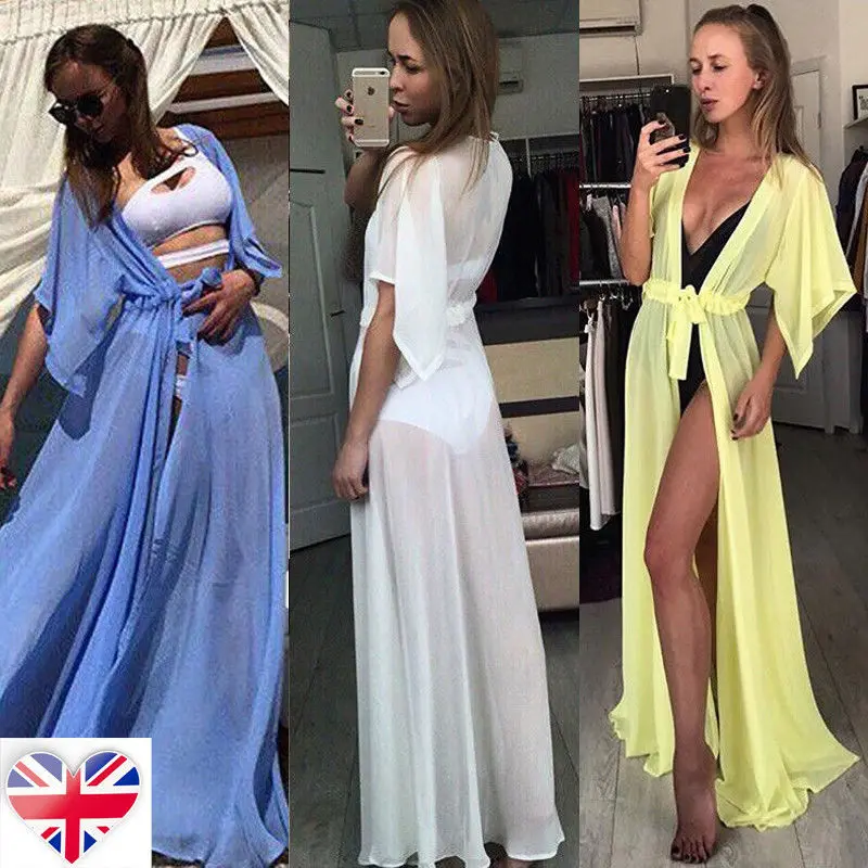 Brazilian Summer Women Sexy Beach Dress Tunic Bikini Cover-up