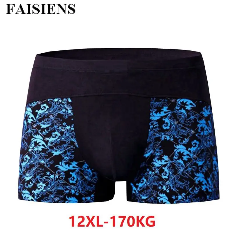 Buy Men Floral Print Cotton Boxer Shorts Plus Big Size