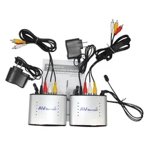 PAT220 2.4GHz IR Remote Extender 150m RCA Extender Wireless AV Transmitter & Receiver Compatible with DVD, DVR, CCD camera