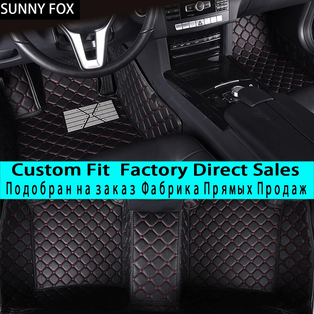 

SUNNYFOX car floor mats for Kia Cerato Forte K3 Rio 5D car-styling carpet rugs high quality anti slip case liners (2004-now)