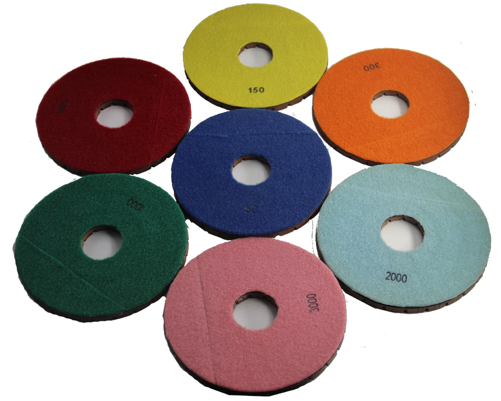

200mm Concrete Polishing Pads 8'' Grit 50-3000 Dry Polished Pads Granite Pads Floor Pads