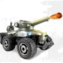 RC автомобилей зарядки бронированный Polar войны колесница Старт пули 4WD Off Road 6 колеса Дистанционное управление бак Игрушечные лошадки для детей Подарки