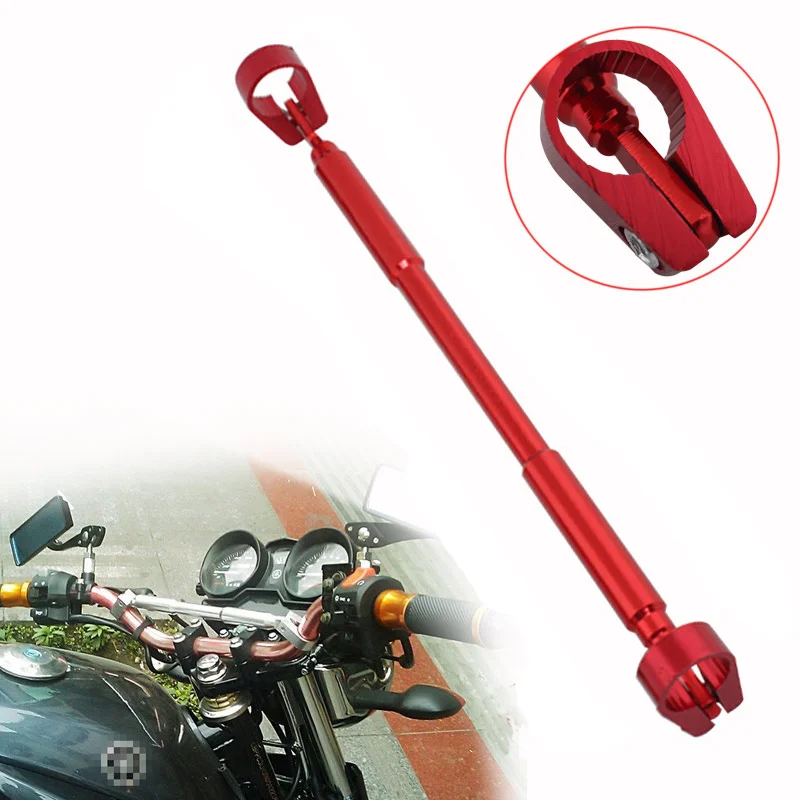 Красная 7/" 22 мм алюминиевая усиленная ручная Головка рычага балансировочная Ручка Бар жир бар крест-бар крестообразный бандаж Байк универсальный мотоцикл
