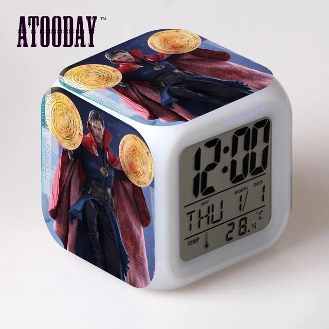 ATOODAY Doctor Strange Alarm Clock Led Light 7 Color Change Electronic