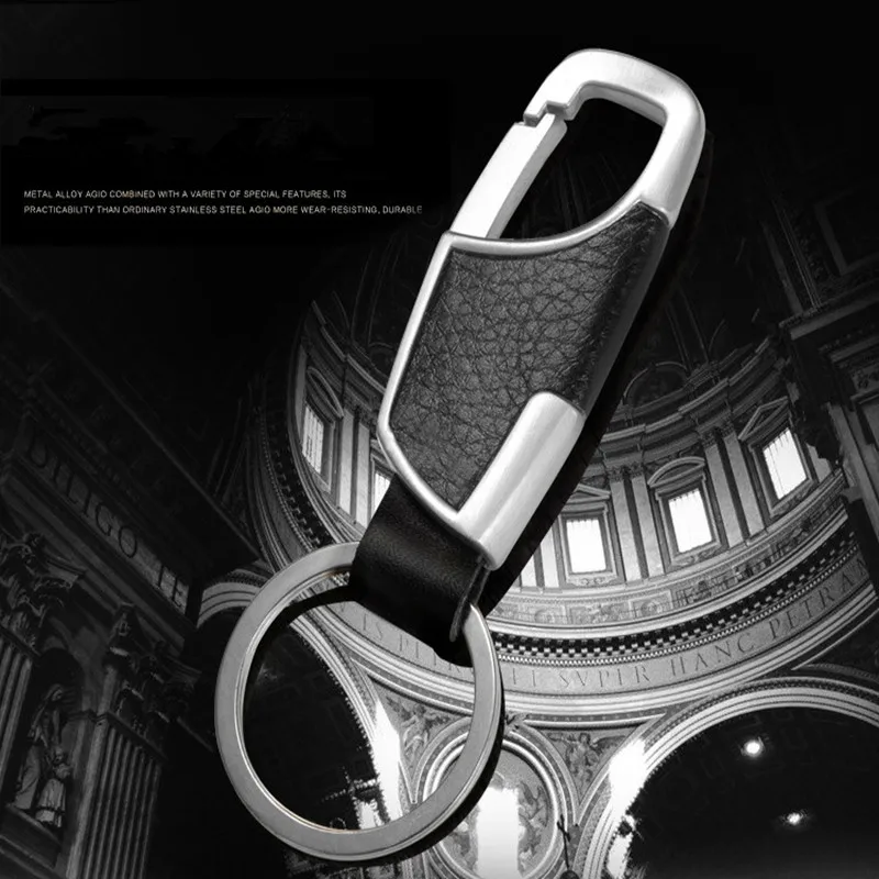 car styling Fashion key chain belt buckle key metal metal keychain