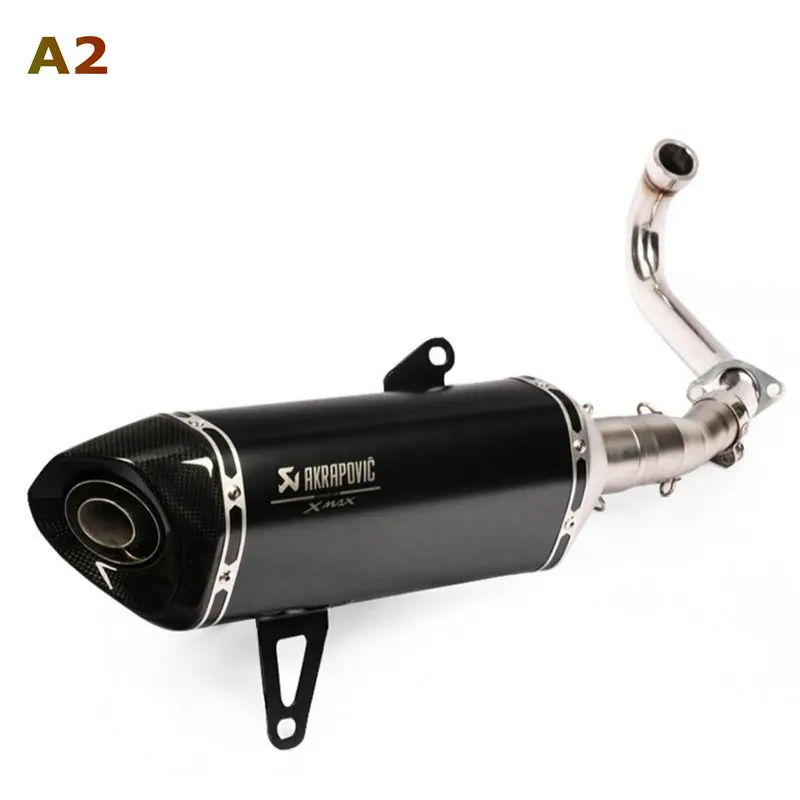 Akrapovic выхлоп мотоцикла Xmax 250 модифицированный глушитель 300 слипоны для скутеров
