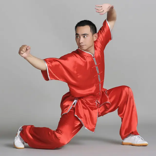 New Traditional Chinese Men Dress Shaolin Suit Kung Fu Clothes China