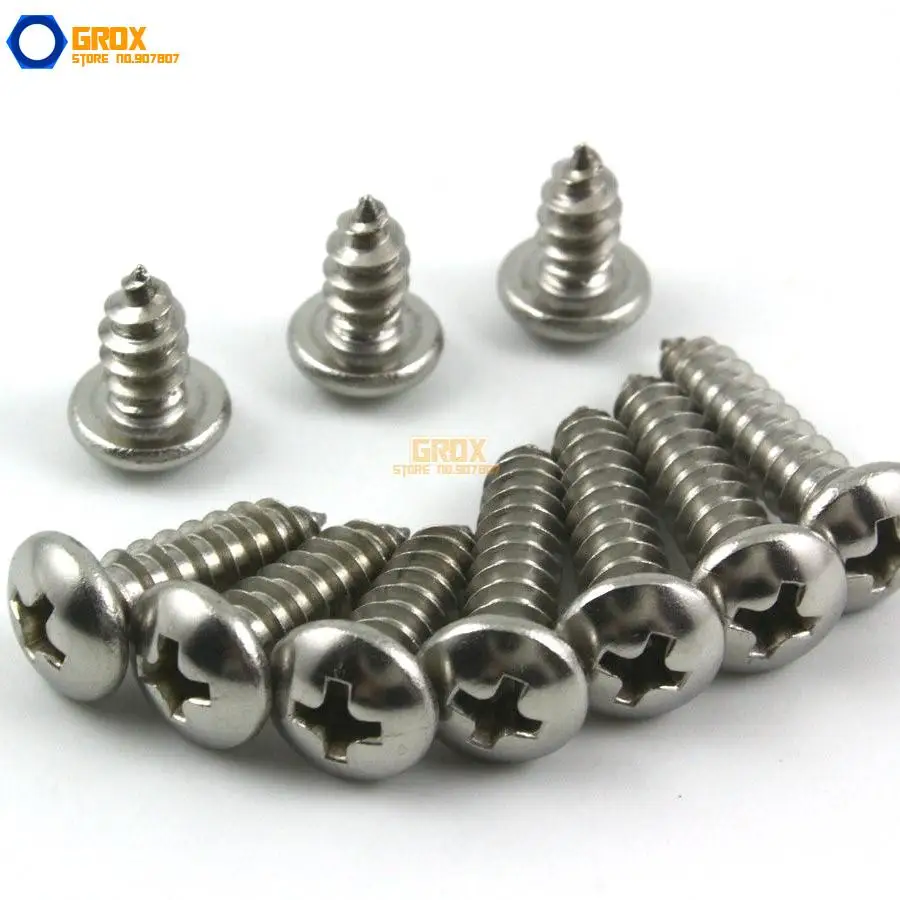 M3 316 Stainless Steel Phillips Pan Head Self Tapping Screw Marine Gradein Screws from Home