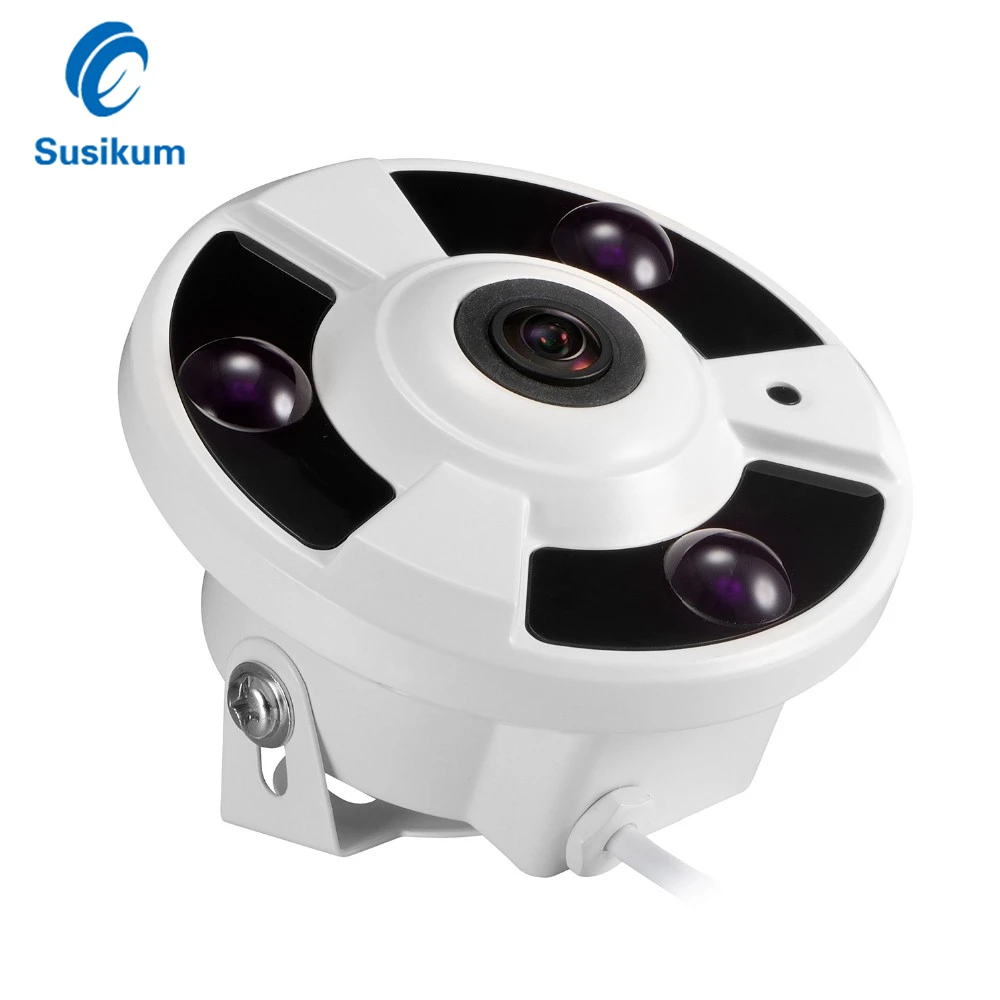

5MP Dome Camera 1.7mm Fisheye Lens With OSD Menu 180 Degree View AHD Camera IR 20m Analog Surveillance Cameras Metal