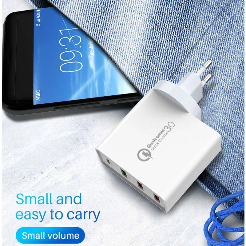 Сетевое зарядное устройство с USB портом и поддержкой быстрой зарядки 3 0|Зарядные