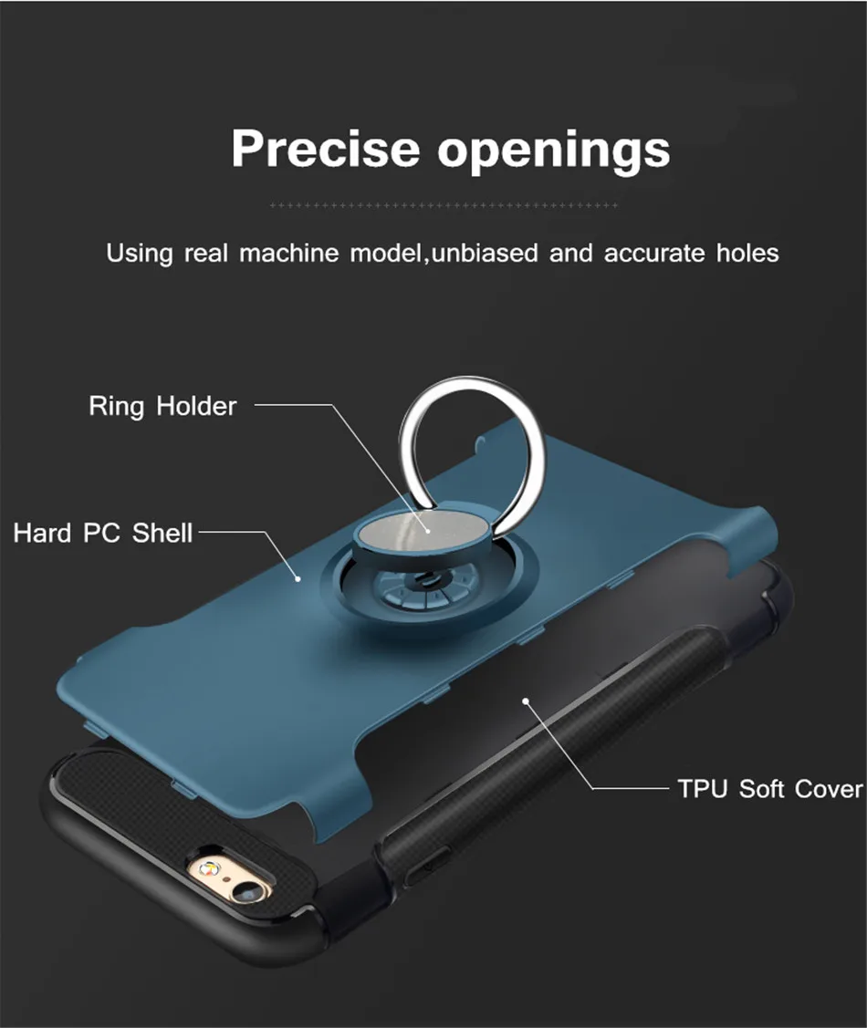 luxury ring iphone 7 plus phone case3