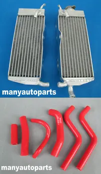 

FOR Honda CR250R/CR 250 R 1988 1989 2-stroke aluminum radiator + RED silicone hose kit