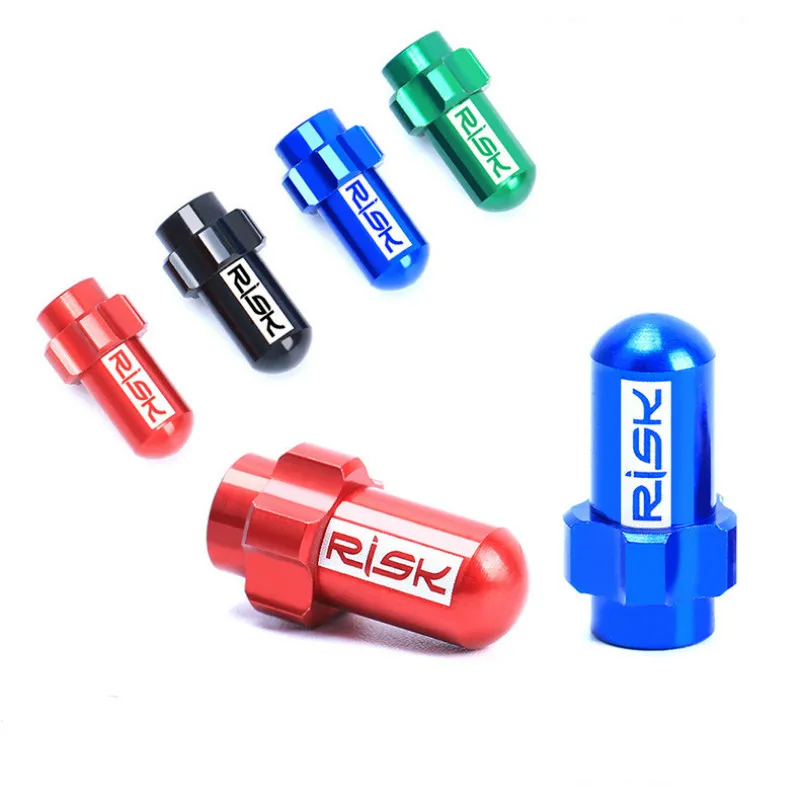 

2pcs Aluminium Alloy Bicycle Presta /Schrader Valve Cap Road MTB Bike Wheel Tire Covered Protector Tyre Dust-proof Cover