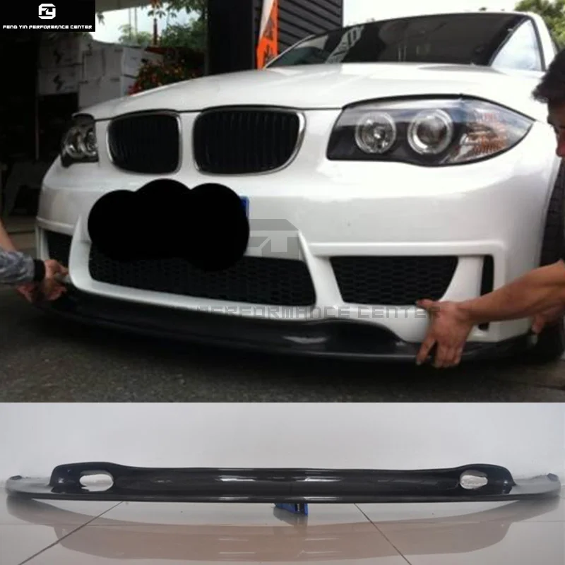 E87 1 серия 120i углеродное волокно передний бампер для BMW 125i с м 04-11 | Автомобили и