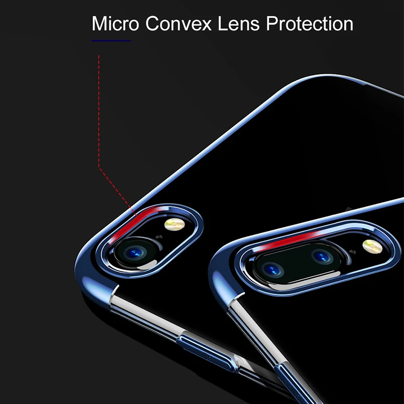 

Baseus PC Micro Lens Protection Case For iPhone 7 For iPhone 7 Plus Case Anti-scratch Electroplating Protective Phone case