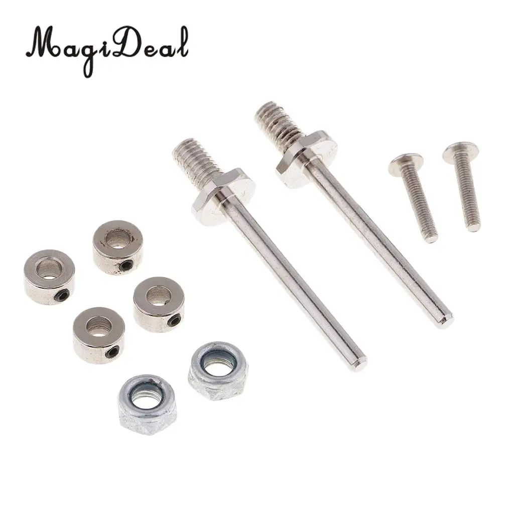 Aluminum Alloy Landing Gear with Steering Tail Wheel For 25/ 50 Level RC Plane