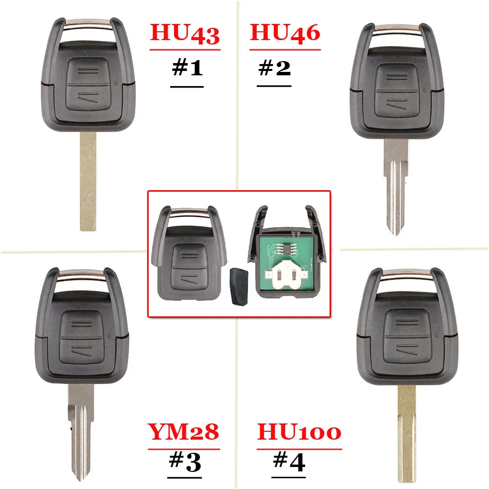 2 кнопки дистанционного ключа для OPEL/VAUXHALL автомобиля Vectra Zafira Omega Astra CE0682 433,92 МГц с чипом ID40